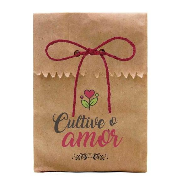 CASAMENTO - SAQUINHO PAPEL PERSONALIZADO. C/ FURO E CORDÃO