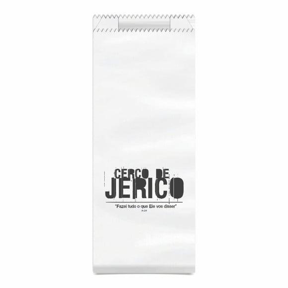 Cerco de Jericó - Saquinho Kraft Simples Personalizado