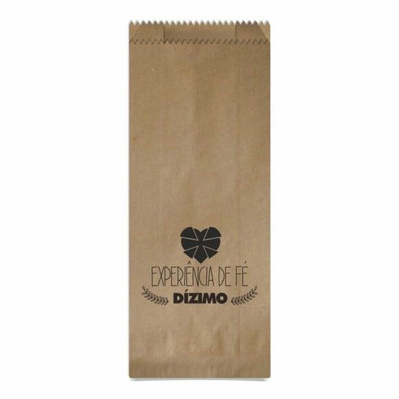 Dizimista - Saquinho Kraft Simples Personalizado