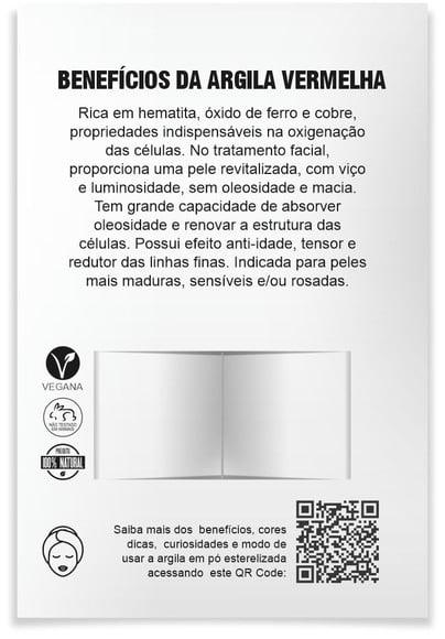 Kit Argila Facial Personalizado, Afrodite. Cor Vermelha.