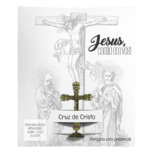 Kit Cartão Altar + Imagem Crucifixo, M2