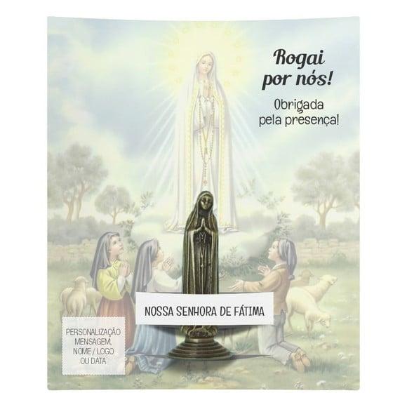 Kit Cartão Altar + Imagem de Nossa Senhora de Fátima, M2