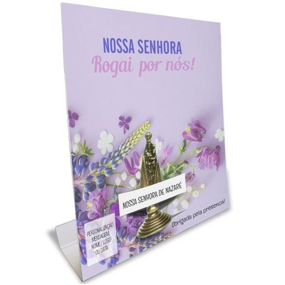 Kit Cartão Altar + Imagem de Nossa Senhora de Nazaré, M2