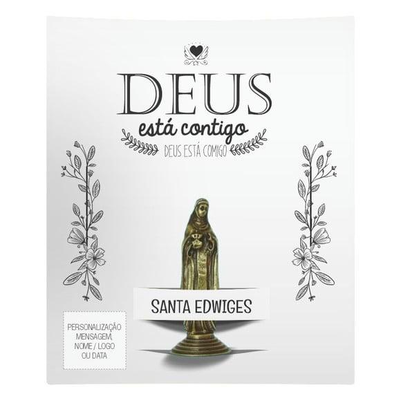 Kit Cartão Altar + Imagem de Santa Edwiges, M1