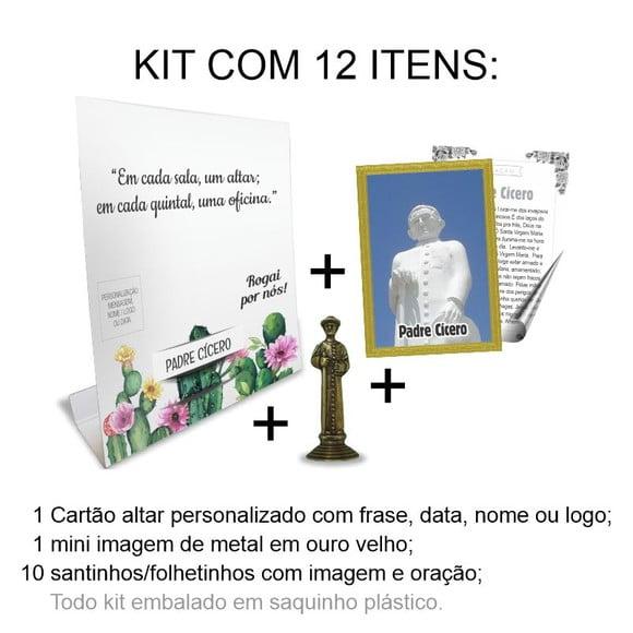 Kit Cartão Altar + Imagem de Padre Cícero, M1