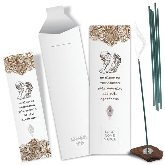 Kit Incenso Personalizado Almas. Pacote c/ 24un
