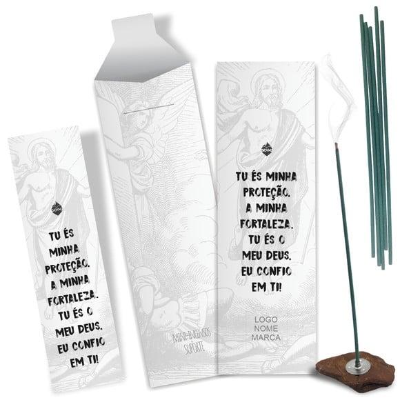 Kit Incenso Personalizado Fortaleza. Pacote c/ 24un