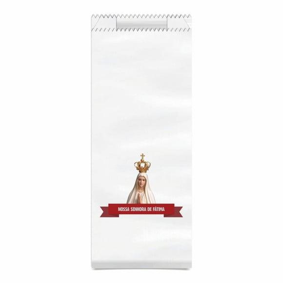 N.sra. de Fátima - Saquinho Kraft Simples Personalizado