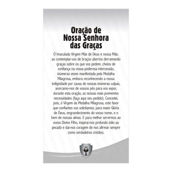 NOSSA SENHORA DAS GRAÇAS | CARTÃO DE BOLSO + MINI IMAGEM