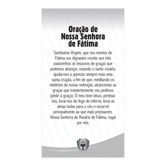 NOSSA SENHORA DE FÁTIMA | CARTÃO DE BOLSO + MINI IMAGEM