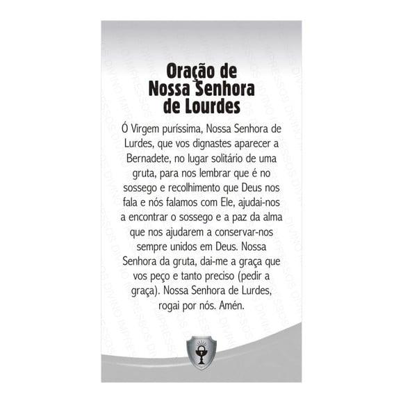 NOSSA SENHORA DE LOURDES | CARTÃO DE BOLSO + MINI IMAGEM