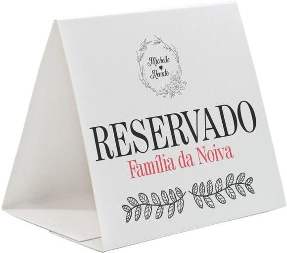 Prisma / Marcador de mesa personalizado