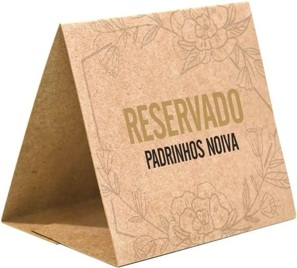 Prisma / Marcador de mesa personalizado