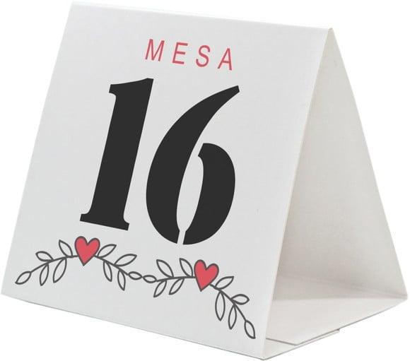 Prisma / Marcador de mesa personalizado