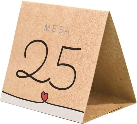 Prisma / Marcador de mesa personalizado