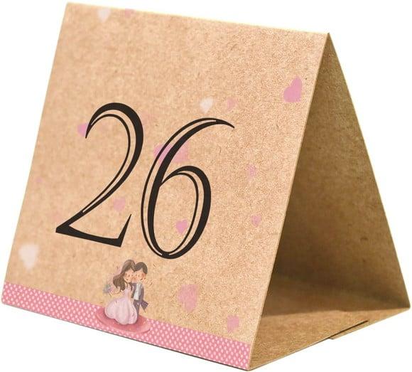 Prisma / Marcador de mesa personalizado