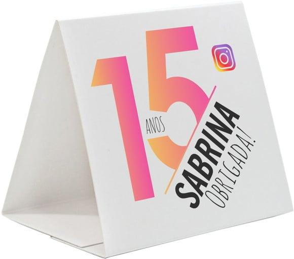 Prisma / Marcador de mesa personalizado festas