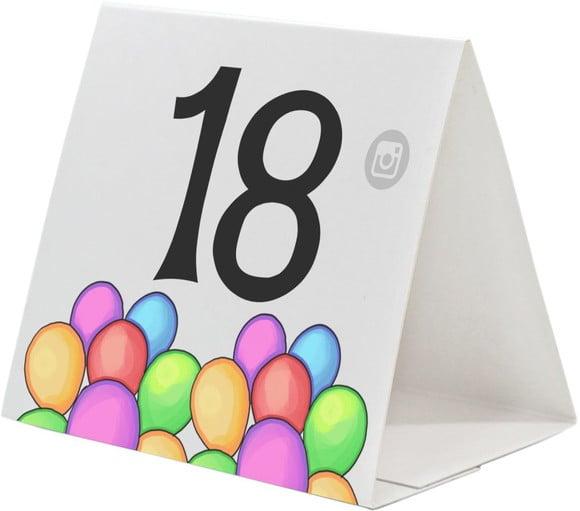 Prisma / Marcador de mesa personalizado festas