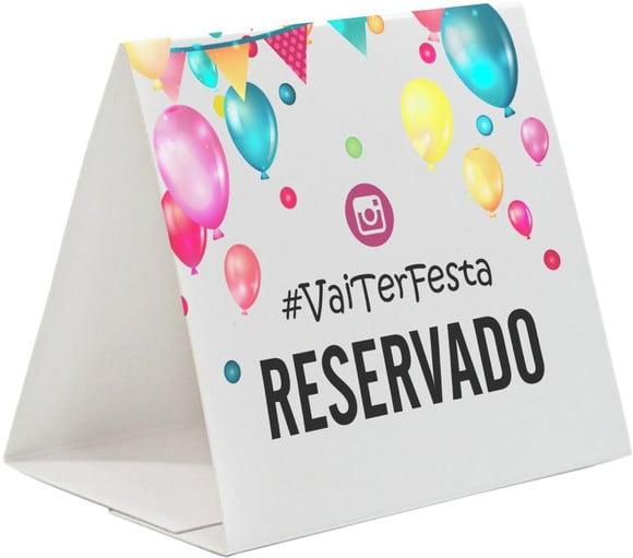 Prisma / Marcador de mesa personalizado festas