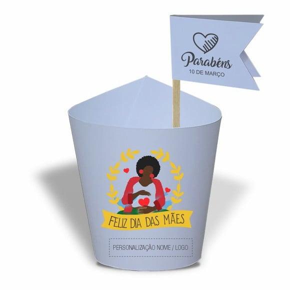 Rótulo Mini Suculenta Dia das Mães, Personalizado. Mod.05