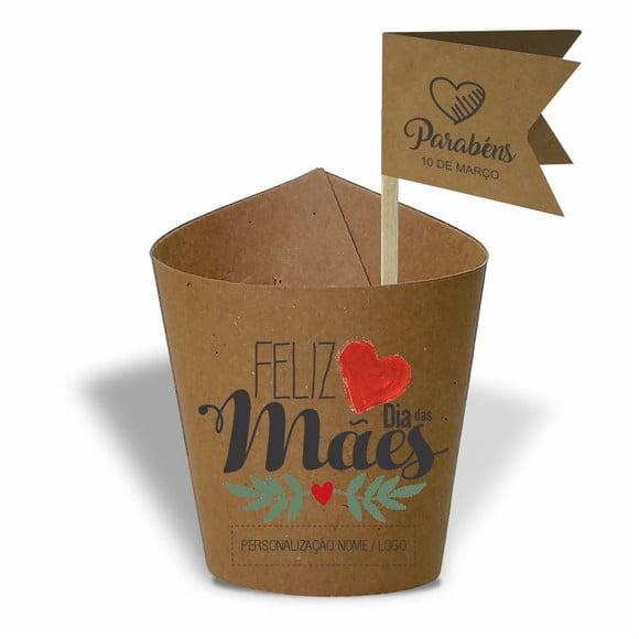Rótulo Mini Suculenta Dia das Mães, Personalizado. Mod.06