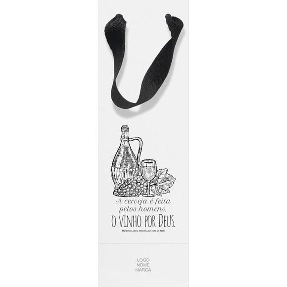 Sacola Garrafa Personalizada. Mod031.