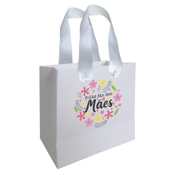 Sacolinha com Alça, Dia das Mães, Personalizada. Mod.01.