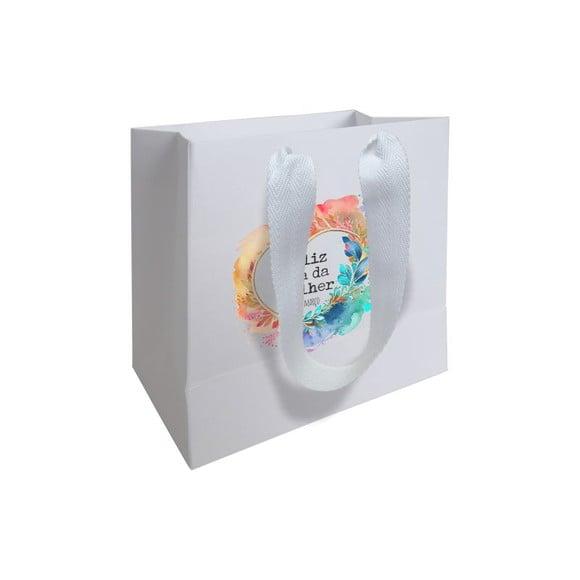Sacolinha com Alça, Dia das Mulheres, Personalizada. Mod.01.