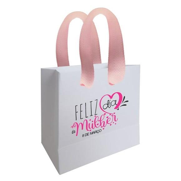 Sacolinha com Alça, Dia das Mulheres, Personalizada. Mod.02