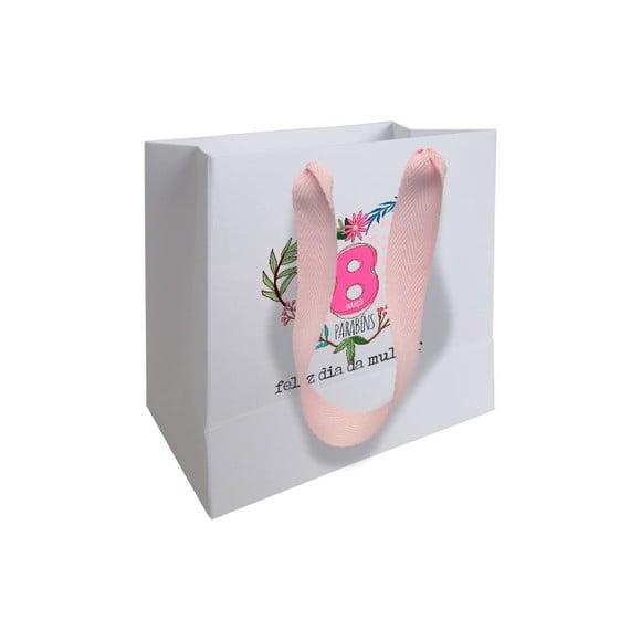Sacolinha com Alça, Dia das Mulheres, Personalizada. Mod.03