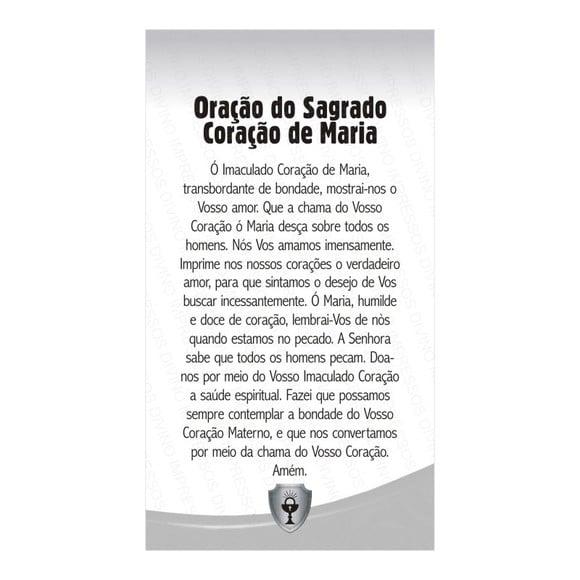 SAGRADO CORAÇÃO DE MARIA | CARTÃO DE BOLSO + MINI IMAGEM