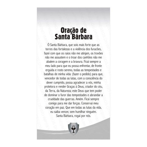 SANTA BÁRBARA | CARTÃO DE BOLSO + MINI IMAGEM