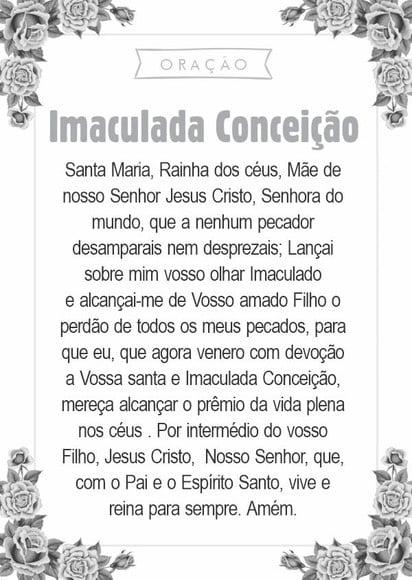 Santinho Imaculada Conceição. Pcte c/ 250 Unids