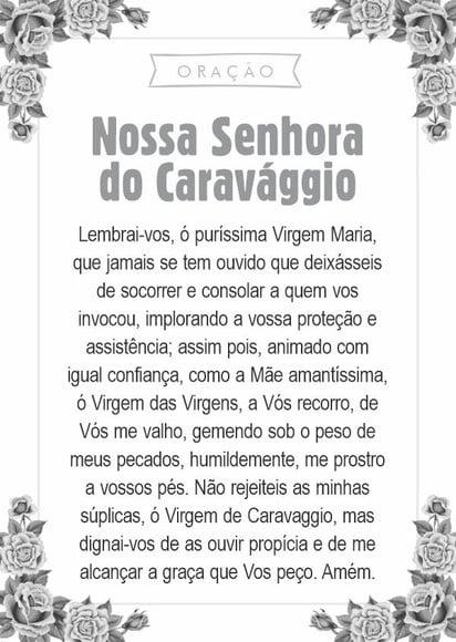 Santinho Nossa Senhora do Caravággio. Pcte c/ 250 Unids