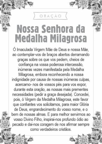 Santinho Nsra. da Medalha Milagrosa. Pcte c/ 250 Unids