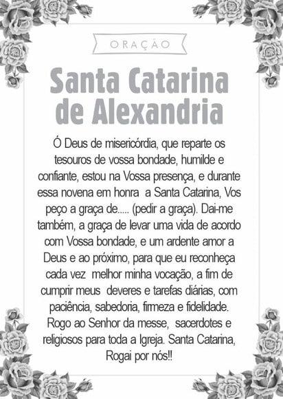 Santinho Santa Catarina de Alexandria. Pcte c/ 250 Unids