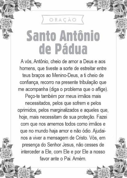 Santinho Santo Antônio. Pcte c/ 250 Unids