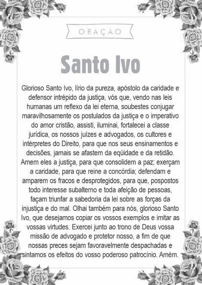 Santinho Santo Ivo. Pcte c/ 250 Unids