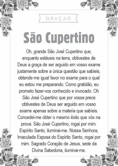 Santinho São Cupertino. Pcte c/ 250 Unids
