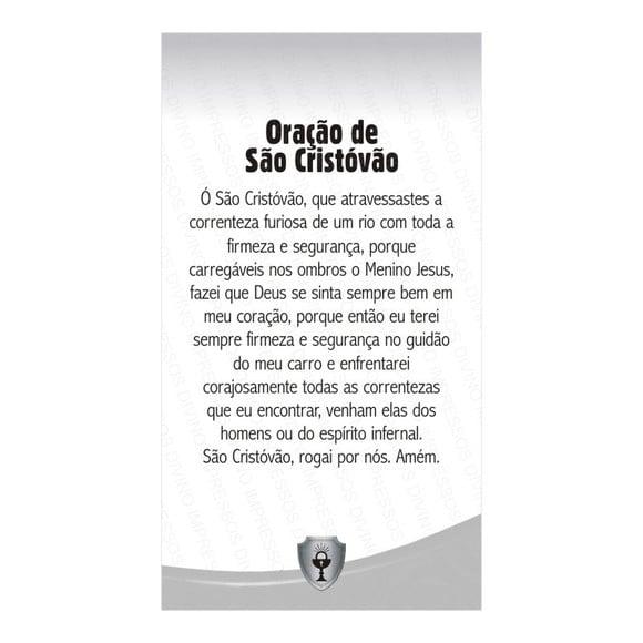 SÃO CRISTOVÃO| CARTÃO DE BOLSO + MINI IMAGEM