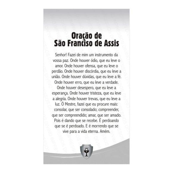 SÃO FRANCISCO DE ASSIS | CARTÃO DE BOLSO + MINI IMAGEM