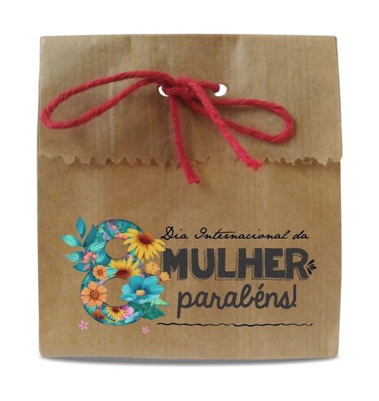 Saquinho de Papel Dia da Mulher, Person, Furo/cordão. Mod5