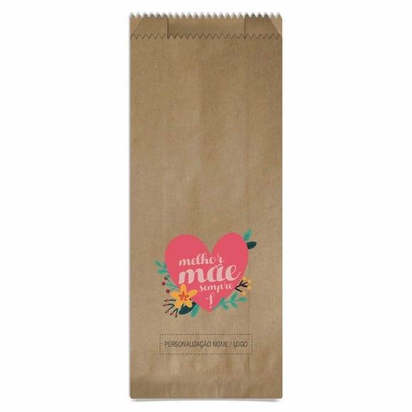 Saquinho de Papel Dia das Mães, Personalizado. Mod.02