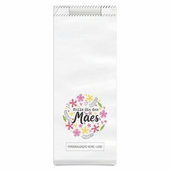 Saquinho de Papel Dia das Mães, Personalizado. Mod.01.