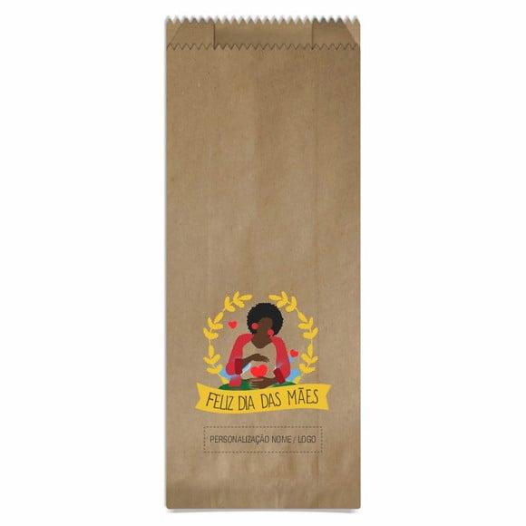 Saquinho de Papel Dia das Mães, Personalizado. Mod.05.