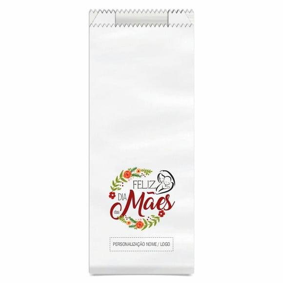 Saquinho de Papel Dia das Mães, Personalizado. Mod.10.