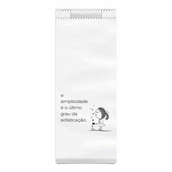 SAQUINHO KRAFT SIMPLES PERSONALIZADO - A SIMPLICIDADE...