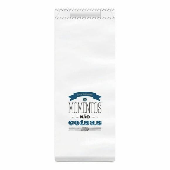 SAQUINHO KRAFT SIMPLES PERSONALIZADO - COLECIONE MOMENTOS...