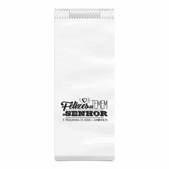 Saquinho Kraft Simples Personalizado - Felizes os Que Temem