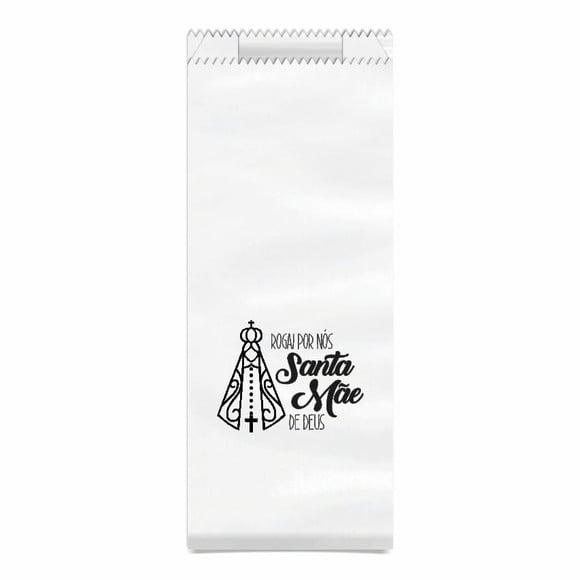 Saquinho Kraft Simples Personalizado - Rogais Por Nós...